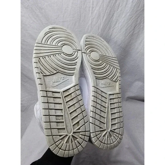 NIKE Jordan 1 high White Pure Platinum High Tops Mens Size 12 554724-108 - Picture 14 of 16